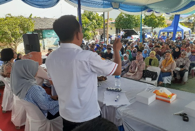 Anggota DPRD Medan Fraksi PAN, Sudari, gelar Sosper 2 TA 2024 di Griya Martubung 2