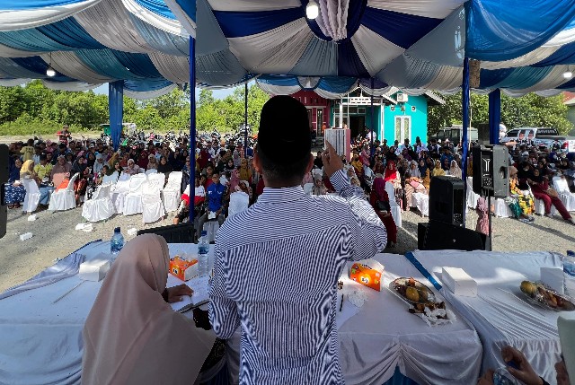 Anggota DPRD Medan Fraksi PAN, Sudari, gelar Sosper 2 TA 2024 di Sicanang 1