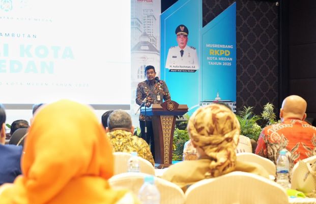 Wali Kota Medan, Bobby Nasution, pada Musrenbang RKPD Kota Medan Tahun 2025 2