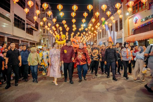 Wali Kota Medan, Bobby Nasution, pada perayaan Harmoni Imlek 2024 1
