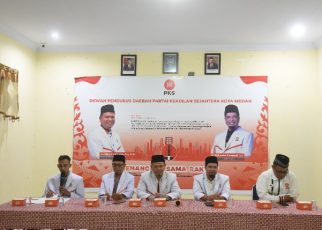 DPD PKS Kota Medan beri keterangan pers