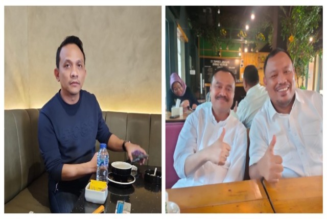Ketua PWI Sumut, Farianda Putra Sinik, ketemu ketua fraksi DPRDSU