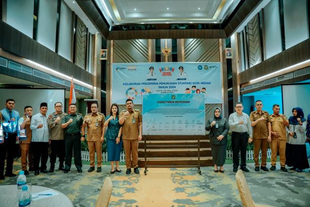 Komitmen bersama Pemkot Medan bersama Forkopimda tuntaskan stunting