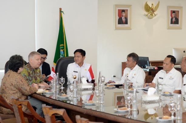 Dubes Kanada untuk Indonesia, HE Jess Dutton, berkunjung ke Pemprov Sumut