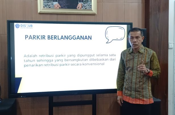 Kadishub Kota Medan, Iswar Lubis, paparkan tentang parkir berlangganan