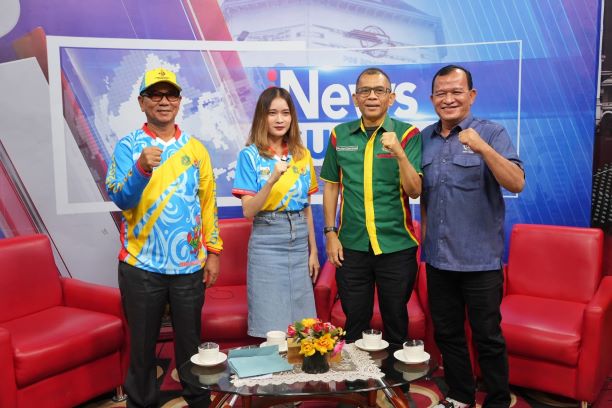 Kadispora Medan, Ketua Koni & Ketua SIWO usai wawancara soal Porkot 2024