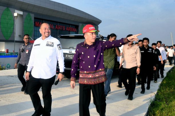 Pj Gubernur Sumut, Agus Fatoni, tinjau venue PON XXI