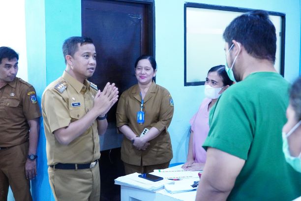 Pj Wali Kota Tebingtinggi, Moettaqien Hasrimi, kunjungi RSUD dr. Kumpulan Pane dan TC (Training Center) Sosial