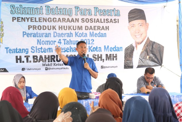 Wakil Ketua DPRD Medan, T. Bahrumsyah, gelar Sosper VIII TA 2024 di Sei Mati Medan Labuhan