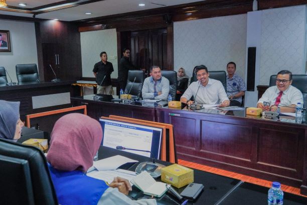 Wali Kota Medan, Bobby Nasution, pada pertemuan dengan Kementerian PUPR soal Stadion Teladan