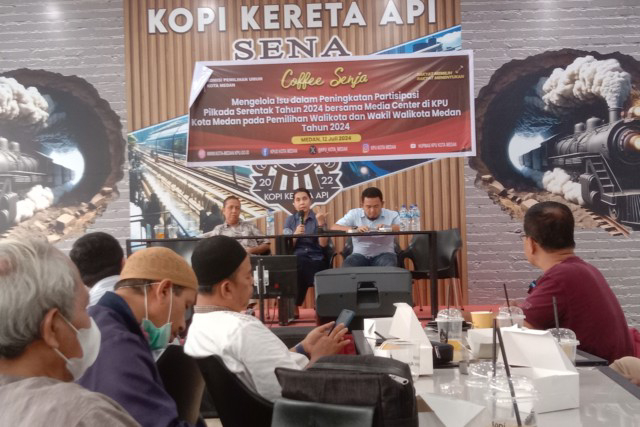 Sosialisasi KPU Medan terkait Pilkada 2024