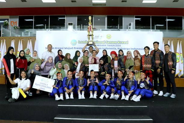 Tim Senam Kreasi Sumut raih juara 3 piala Ibu Negara di Jakarta
