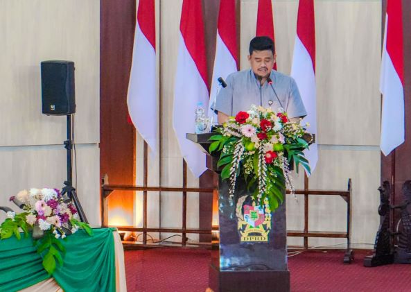 Wali Kota Medan, Bobby Nasution, sampaikan tanggapan atas pemandangan fraksi terhadap Ranperda RPJPD