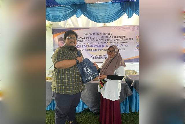Anggota DPRD Medan Fraksi NasDem, T. Edriansyah Rendy, gelar Sosper IX TA 2024