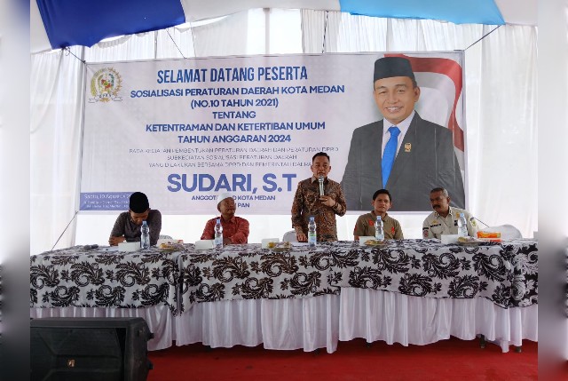 Anggota DPRD Medan fraksi PAN, Sudari, gelar Sosper VIII TA 2024 di GM 2