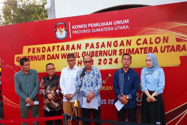 KPU Sumut beri keterangan soal pendaftaran calon Gubsu