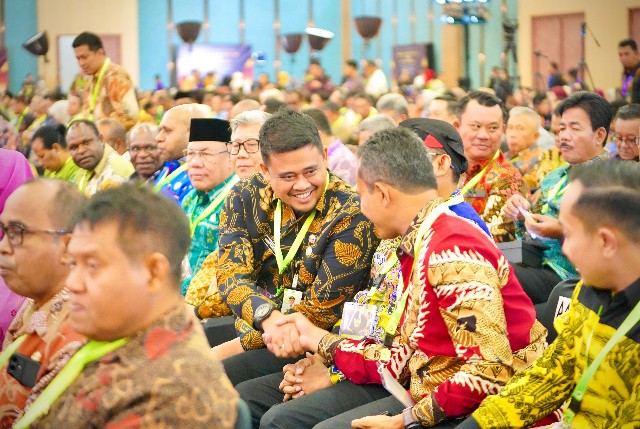 Wali Kota Medan, Bobby Nasution, pada acara UHC Award di Jakarta