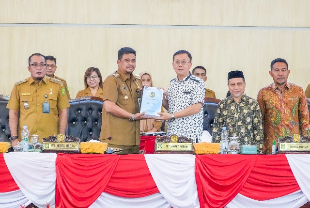 Wali Kota Medan, Bobby Nasution, sampaikan PAPBD 2024