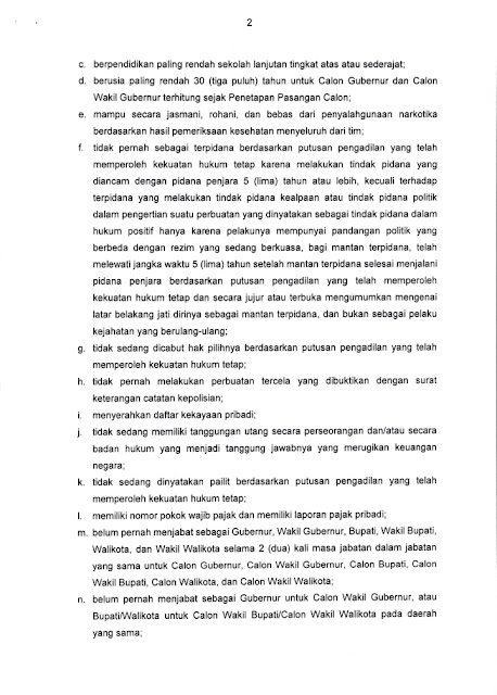Surat Edaran KPU Sumut 1