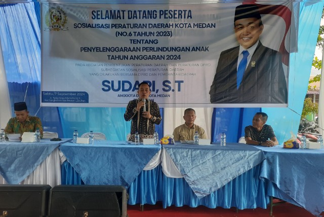 Anggota DPRD Medan Fraksi PAN, Sudari, gelar Sosper X di Tangkahan