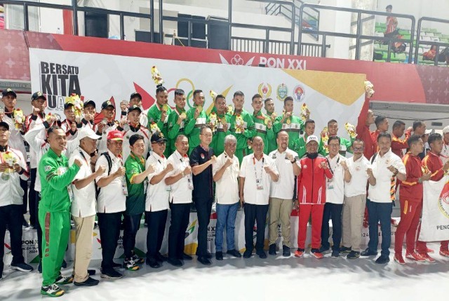 Cabor barongsai Sumut raih medali emas