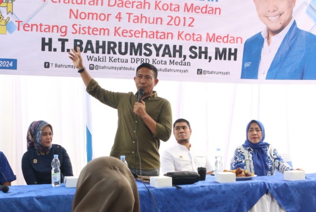 Wakil Ketua DPRD Medan, T. Bahrumsyah, gelar Sosper XII di Medan Area