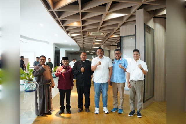 Cagubsu, Bobby Nasution, bersama Keuskupan Agung Medan