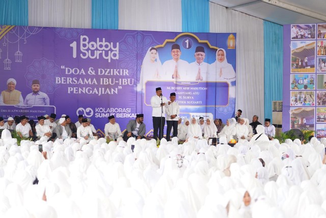 Cagubsu, Bobby Nasution, di Istana Maimun Medan