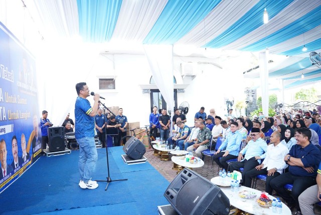 Cagubsu, Bobby Nasution, hadiri dekkarasi tim pemenangan di Langkat