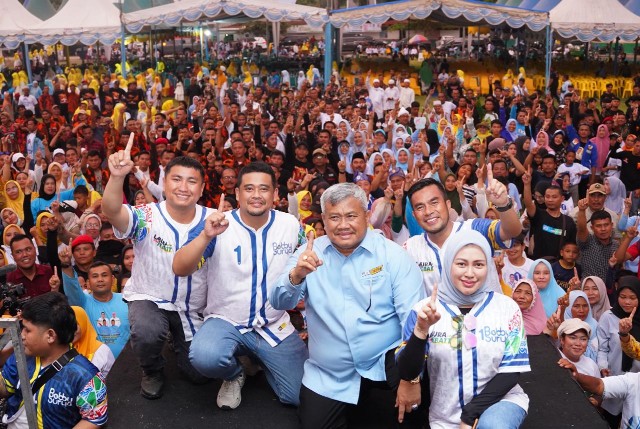 Cagubsu, Bobby Nasution, kampanye di Labuhanbatu