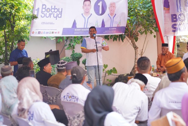 Cagubsu, Bobby Nasution, kampanye di Labusel