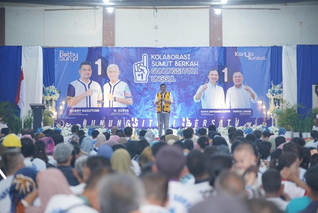 Cagubsu, Bobby Nasution, kampanye di Nias