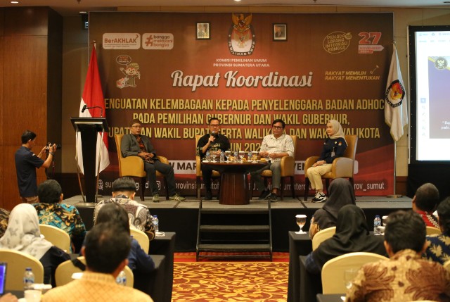 KPU Sumut gelar Rakor penguatan kelembagaan
