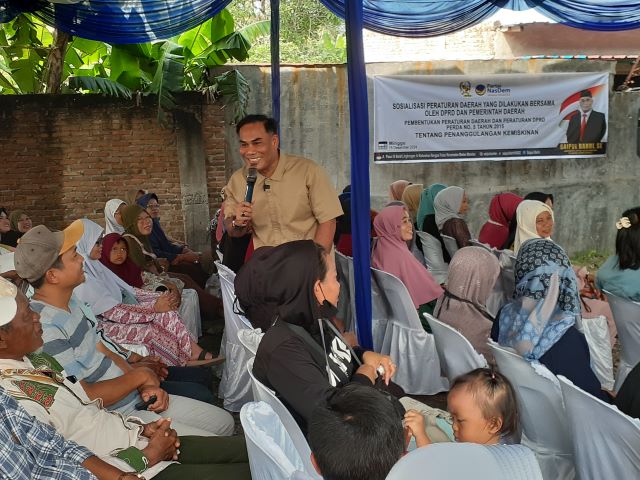 Anggota DPRD Medan Fraksi NasDem, Saipul Bahri, gelar Sosper XII TA 2024 di Marelan 1