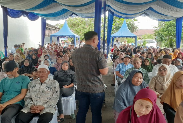 Anggota DPRD Medan Fraksi NasDem, Saipul Bahri, gelar Sosper 1 TA 2025 di Marelan 1