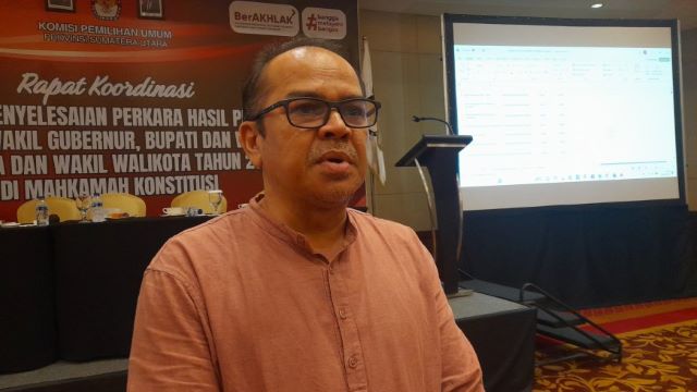 Ketua KPU Sumut, Agus Arifin