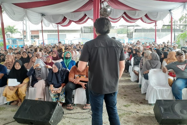 Anggota DPRD Medan Fraksi PSI, Reinhart Jeremy Aninditha, gelar Sosper 2 TA 2025 di Tanjung Mulia 2