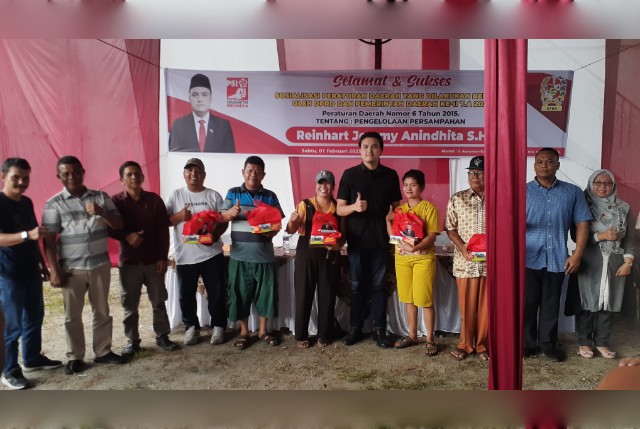 Anggota DPRD Medan Fraksi PSI, Reinhart Jeremy Aninditha, gelar Sosper 2 TA 2025 di Tanjung Mulia 6