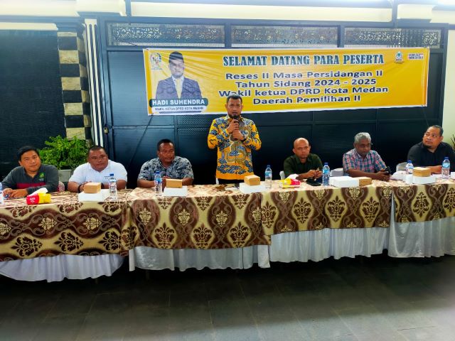 Wakil Ketua DPRD Medan, Hadi Suhendra, gelar Reses 2 Masa Sidang 2 TA 2025 di Belawan