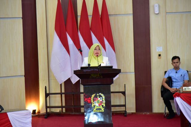 Anggota DPRD Medan Fraksi Hanura-PKB, Romauli Silalahi, sampaikan laporan Reses Dapil II