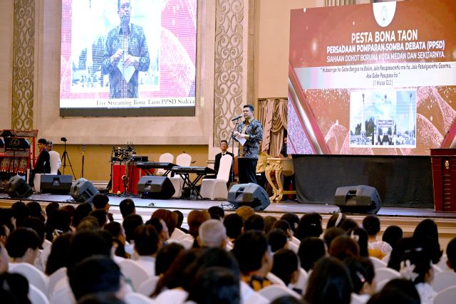 Gubernur Sumut, Bobby Nasution, hadiri Pesta Bonataon PPSD Siahaan Medan