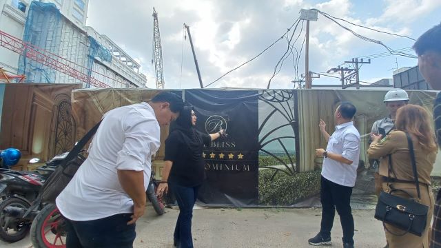Komisi IV DPRD Medan sidak bangunan Bliss Condiminium