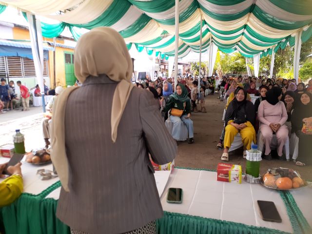 Anggota DPRD Medan Fraksi Hanura-PKB, Roma Uli Silalahi, gelar Sosper IV TA 2025 di Marelan 3