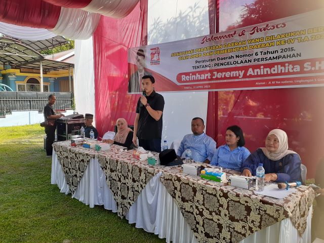 Anggota DPRD Medan Fraksi PSI, Reinhart Jeremy Anindhita, gelar Sosper ke 4 tahun 2025 di Tanjung Mulia, Medan Deli 1