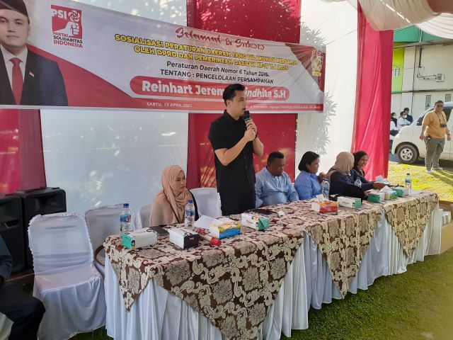Anggota DPRD Medan Fraksi PSI, Reinhart Jeremy Anindhita, gelar Sosper ke 4 tahun 2025 di Tanjung Mulia, Medan Deli 2