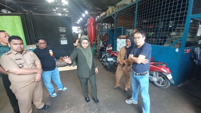 Anggota DPRD Medan, Lailatul Badri, sidak ke PT. Jaya Baru Mandiri