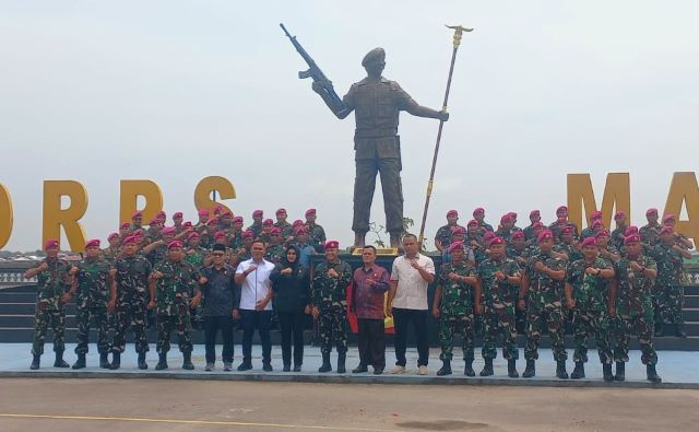 Anggota DPRD Medan hadiri kenaikan pangkat Yonmarhanlan I Belawan