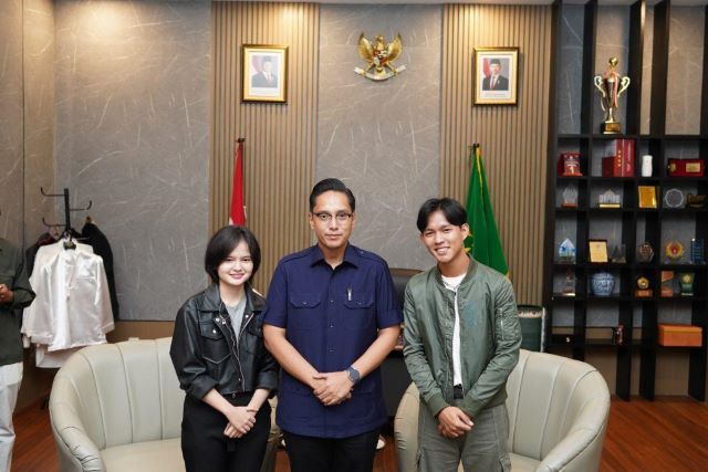 Wali Kota Medan, Rico Tri Putra Bayu Waas, menerima kunjungan Fajar Noor & Mesa Hira