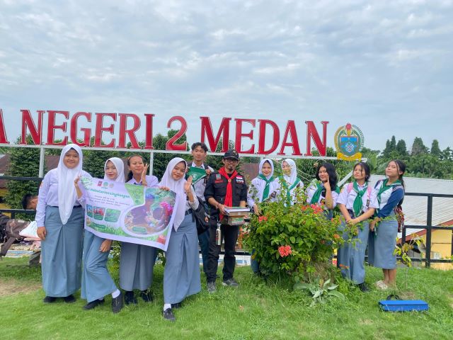GRAS sosialisasikan pelestarian lingkungan di SMAN 2 Medan