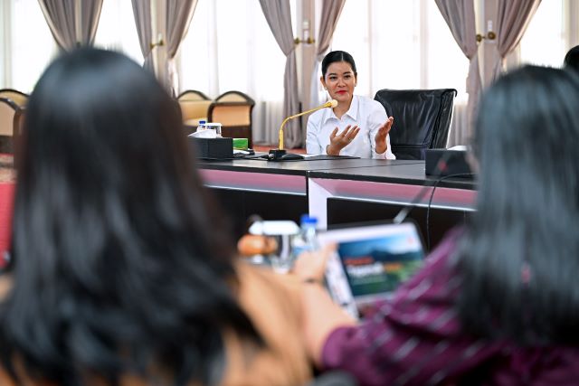 Ketua TP PKK Sumut, Kahiyang Ayu, terima audiensi Dekranasda Tapanuli Utara